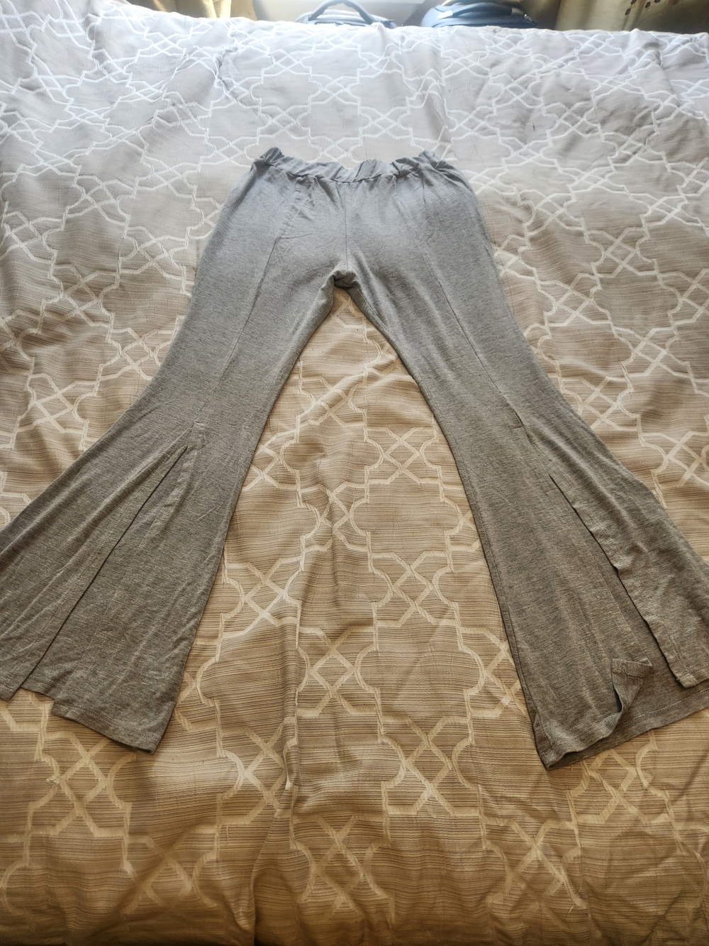Gray Boot Cut Flare Women's Pants - Comfortable Everyday Style
